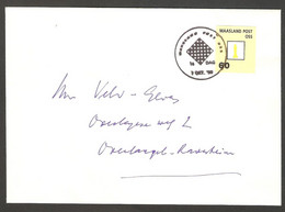 Chess FDC Maasland 1990 - Yellow, Traveled - Echecs