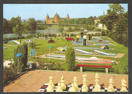 ASCHAFFENBURG - Picture Postcard With Outdoor Chess Set - Echecs