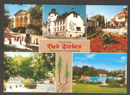 BAD STEBEN - Picture Postcard With Outdoor Chess Set, Traveled - Echecs