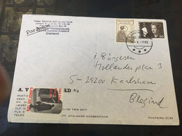 (2 E 25) Greenland - Goenland - Grøenland - Letter Posted 1982 - Sonstige & Ohne Zuordnung
