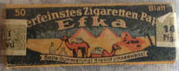 Tobacco > Around Cigarettes CIGARETTE PAPER RIZLE ZIGARETTENPAPIER CARTINE EFKA PYRAMIDEN GERMANY - Other & Unclassified