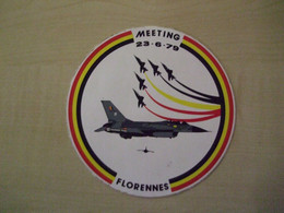 Ancien Autocollant    MEETING FLORENNES 1979 - Altri