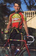 9435 Carte Cyclisme Andrei Tchmil Dédicacée - Ciclismo