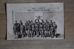 Carte Photo Aux Morts Des Chars D'assaut  Berry Au Bac 1936  Peloton BCC - Krieg, Militär