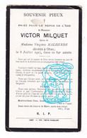 DP Victor Milquet ° 1828 † Ohey 1917 X Virginie Malherbe - Devotion Images
