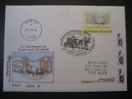 Osterreich- Garsten 27.11..2004 Von Der 15. Sonderpostbeförderung Mit Postkutsche Garsten - Christkindl - Cartas & Documentos