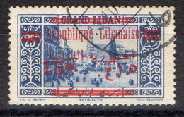GRAND LIBAN ( POSTE ) Y&T N°  121  TIMBRE  BIEN  OBLITERE . A  SAISIR . - Used Stamps