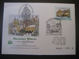 Osterreich- Garsten 28.11.2009 Von Der 20. Sonderpostbeförderung Mit Postkutsche Garsten - Christkindl - Lettres & Documents