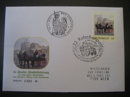 Osterreich- Garsten 26.11.2011 Von Der 22. Sonderpostbeförderung Mit Postkutsche Garsten - Christkindl - Lettres & Documents