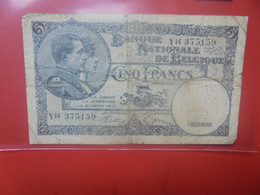 BELGIQUE 5 FRANCS 4-3-1938 Circuler (B.18) - 5 Francs