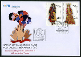 Turkey 2021 Elimination Of Violence Against Women, International Day | Hands, Special Cover - Storia Postale