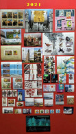 UKRAINE MNH -  Complete Year 2021 ** With Stamps And BLOCKS+booklet !!!! - Ukraine
