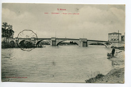 11 TREBES Pont Sur L'Aude Homme Bord Riviere No 390 Labouche Timbrée En 1910  D03 2019 - Autres & Non Classés