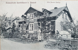 AK - Spechtshausen, Villa Pension Rieding, Vor 1920 (Kinder Vor Hoftor) - Tharandt