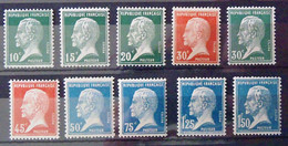 Pasteurs, Timbres Neufs * * (MNH), à 10% De La Cote. - Unused Stamps