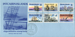 Delcampe - Pitcairn Islands 1988 Ships Set FDC Pair (SG 315-326) - Pitcairninsel