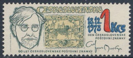 Tschechoslowakei Czechoslovakia 1978 Mi 2484 YT 2308 SG 2445 ** Alfons Mucha Maler, Graphiker, Entwerfer, Freimaurerei - Freemasonry