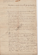 VLIERMAAL/Kortessem/Bilzen - Alexianen/Minderbroeders  - Manuscript - 1827   (V609) - Manuscrits