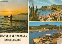 Souvenirs De Vacances, Carqueiranne, Französische Riviera Mehrbildkarte - Carqueiranne