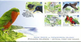 Pitcairn Islands 2011 Rare Birds Of Henderson Island FDC (SG 831-835) - Pitcairn Islands