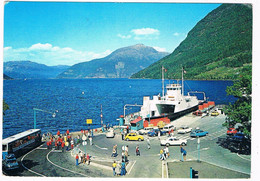 SCH-1295  KINSARVIK With FERRY-boat - Ferries