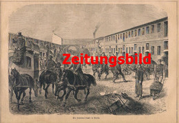 A102 909 - Berlin Berliner Omnibus Kutsche Pferdekutsche Artikel Von 1869 !! - Autres & Non Classés