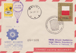 Poland Post - Balloon PBA.1967.poz.syr.01: Competition For The Poznań Fair SYRENA - Globos