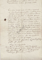 GELINDEN/Sint Truiden -1777-  Brief Gericht Aan Vicaris Generaal   (V595) - Manuscrits