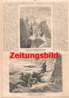 A102 915 - Zillertal Gletscher Tirol Alpenverein Bergsteiger Artikel Von 1869 !! - Sonstige & Ohne Zuordnung