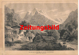 A102 922 - Wetterhorn Interlaken Grindelwald Interlaken Artikel Von 1869 !! - Sonstige & Ohne Zuordnung