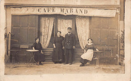 38 - ISÈRE - MOIRANS -10271 - Carte Photo Café MARAND - - Moirans