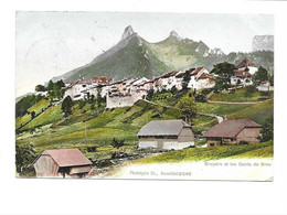 Gruyères Et Les Dents De Broc 1913 - Broc