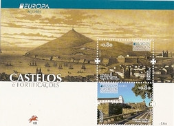 Portugal ** & CTPE Europe Castles, Fortaleza De São João Batista E Forte De São Bras, Açores 2017 (458) - Unused Stamps