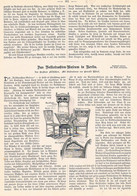 A102 938 - Ewald Thiel Klitscher Volkstracht Museum Berlin Tracht Artikel Von 1899 !! - Museos & Exposiciones