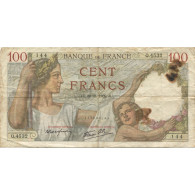 France, 100 Francs, Sully, 1939, 1939-11-30, B, Fayette:26.16, KM:94 - 100 F 1939-1942 ''Sully''