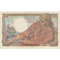 France, 20 Francs, Pêcheur, 1943, 1943-04-15, NEUF, Fayette:13.6, KM:100a - 20 F 1942-1950 ''Pêcheur''