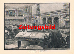 A102 960 - Willy Stöwer Berlin Das Neue Reichstagshaus Reichstag Artikel Von 1894 !! - Contemporary Politics