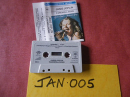 JANIS JOPLIN K7 AUDIO VOIR PHOTO...ET REGARDEZ LES AUTRES (PLUSIEURS) (JAN 005) - Audio Tapes