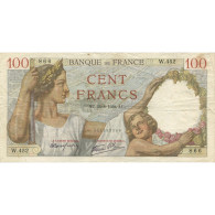 France, 100 Francs, Sully, 1939, 1939-08-24, TTB, Fayette:26.05, KM:94 - 100 F 1939-1942 ''Sully''