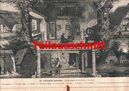 A102 978 - Ferdinand Lindner Bauernhaus Lüneburger Heide Artikel Mit Bild 1881 !! - Autres & Non Classés