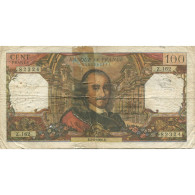 France, 100 Francs, Corneille, 1966, 1966-06-02, B, Fayette:65.13, KM:149b - 100 F 1964-1979 ''Corneille''