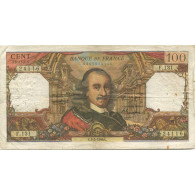 France, 100 Francs, Corneille, 1966, 1966-02-03, TTB, Fayette:65.11, KM:149b - 100 F 1964-1979 ''Corneille''