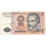 Billet, Pérou, 100 Intis, 1987, 1987-06-26, KM:132b, NEUF - Peru