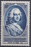 N° 940 Journée Du Timbre Comte D'Argenson  :timbre Neuf Impeccable Sans Charnière - Unused Stamps