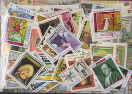Fujeira Stamps-200 Different Stamps - Fujeira