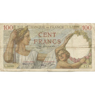 France, 100 Francs, Sully, 1940, 1940-08-22, TB, Fayette:26.37, KM:94 - 100 F 1939-1942 ''Sully''