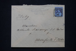 ROYAUME UNI - Enveloppe De Londres Pour L 'Italie En 1888 - L 112834 - Lettres & Documents