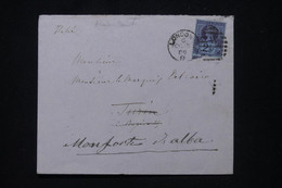 ROYAUME UNI - Enveloppe De Londres Pour L 'Italie En 1888 - L 112835 - Cartas & Documentos