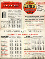 PARIS.GRAISSE HUILES POUR ECURIES,AUTOS,CYCLES & MACHINE.GRAISSE " EQUATEUR-PHENIX "H.LEBRASSEUR & Cie.FABRICANTS. - Non Classés