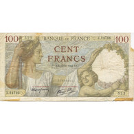 France, 100 Francs, Sully, 1941, 1941-10-02, B, Fayette:26.58, KM:94 - 100 F 1939-1942 ''Sully''